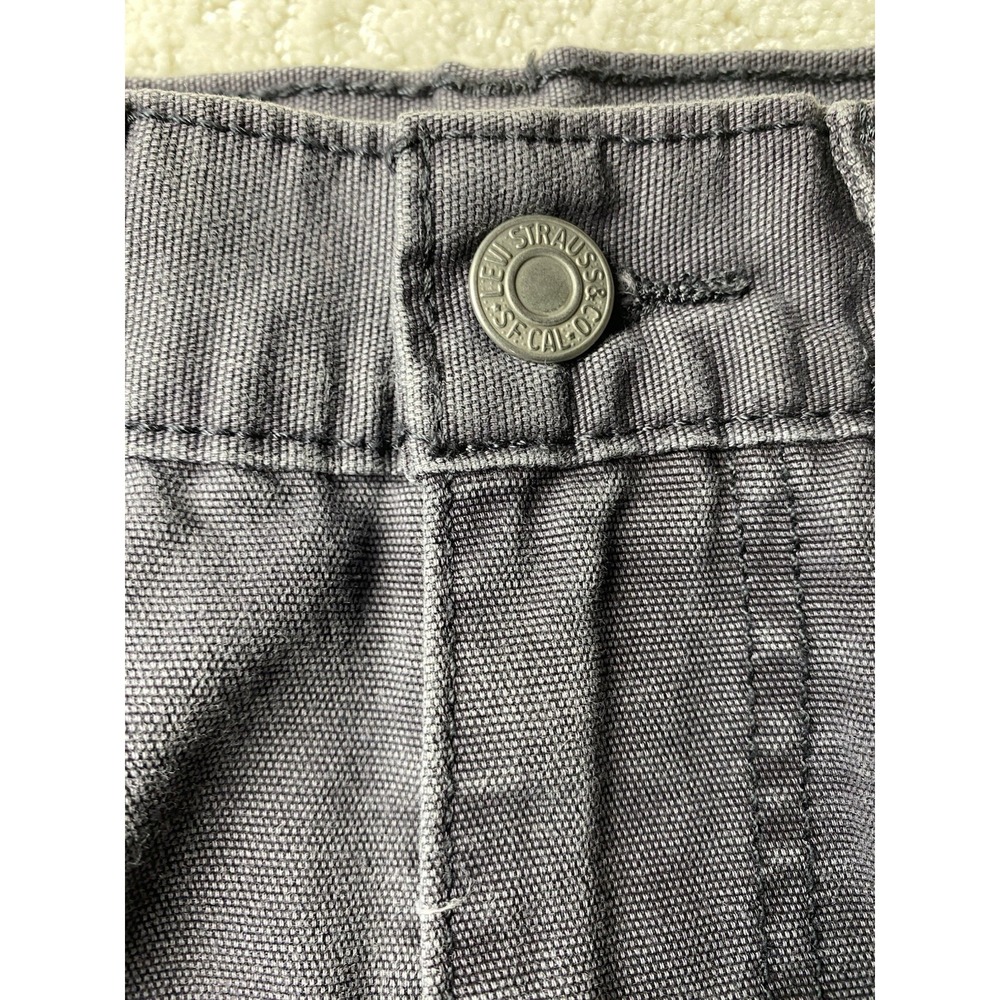 Levi's 514 Straight Fit Jeans Men's 31x32 Measured 30x31 Gray Light‎ Wash Denim - Picture 10 of 15